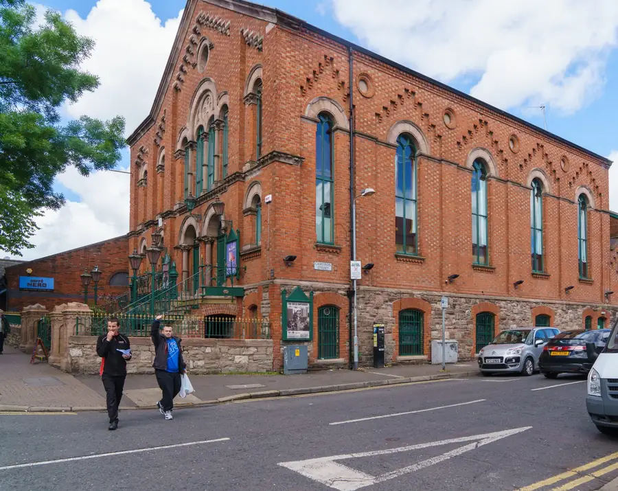 Stand-up comedy in Northern Ireland: the Belfast Empire Music Hall on Botanic Avenue, Belfast, home of The Empire Laughs Back comedy club