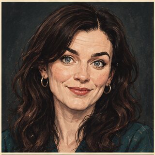 Caricature portrait of Aisling Bea