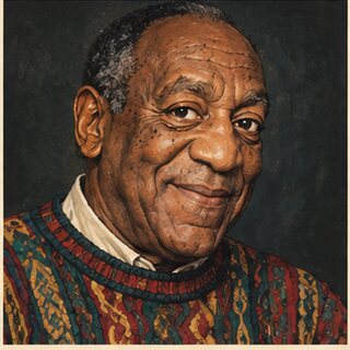 Caricature portrait of Bill Cosby