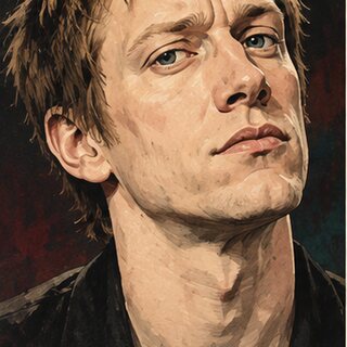 Caricature portrait of Daniel Sloss