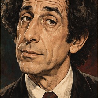 Caricature portrait of David Brenner