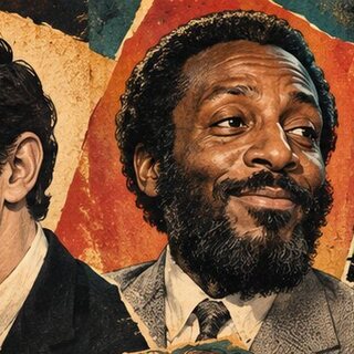 Caricature portrait of Dick Gregory