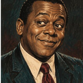 Caricature portrait of Flip Wilson