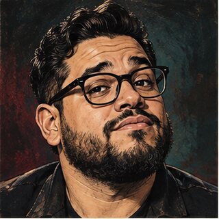 Caricature portrait of Jesus Trejo