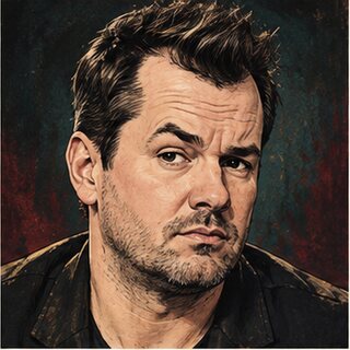 Caricature portrait of Jim Jefferies