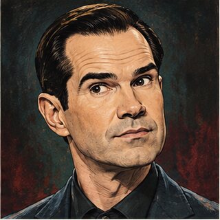 Caricature portrait of Jimmy Carr