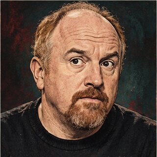 Caricature portrait of Louis C.K.