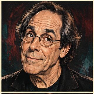 Caricature portrait of Robert Klein