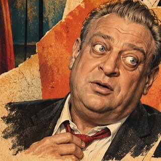 Caricature portrait of Rodney Dangerfield