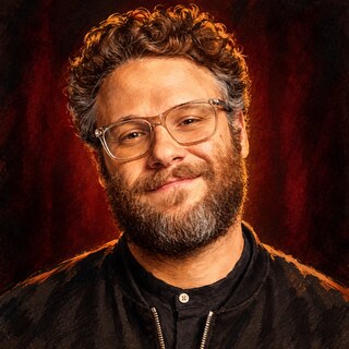 Caricature portrait of Seth Rogen