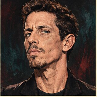 Caricature portrait of Tony Hinchcliffe