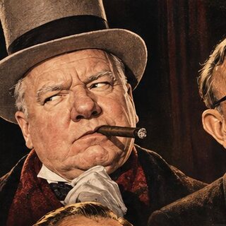 Caricature portrait of W. C. Fields